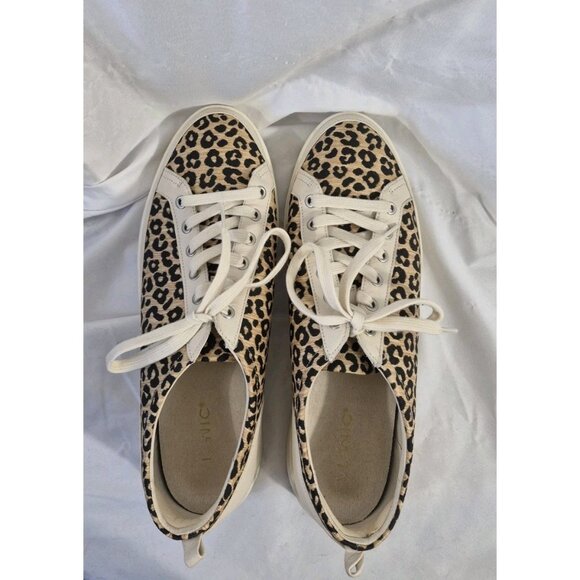 Vionic Women's Leopard Low Top Winny Sneakers Size 13 - Picture 2 of 7